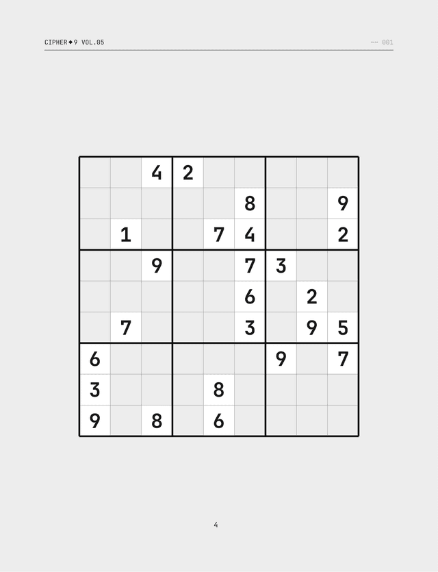 Ghost Grid puzzle page