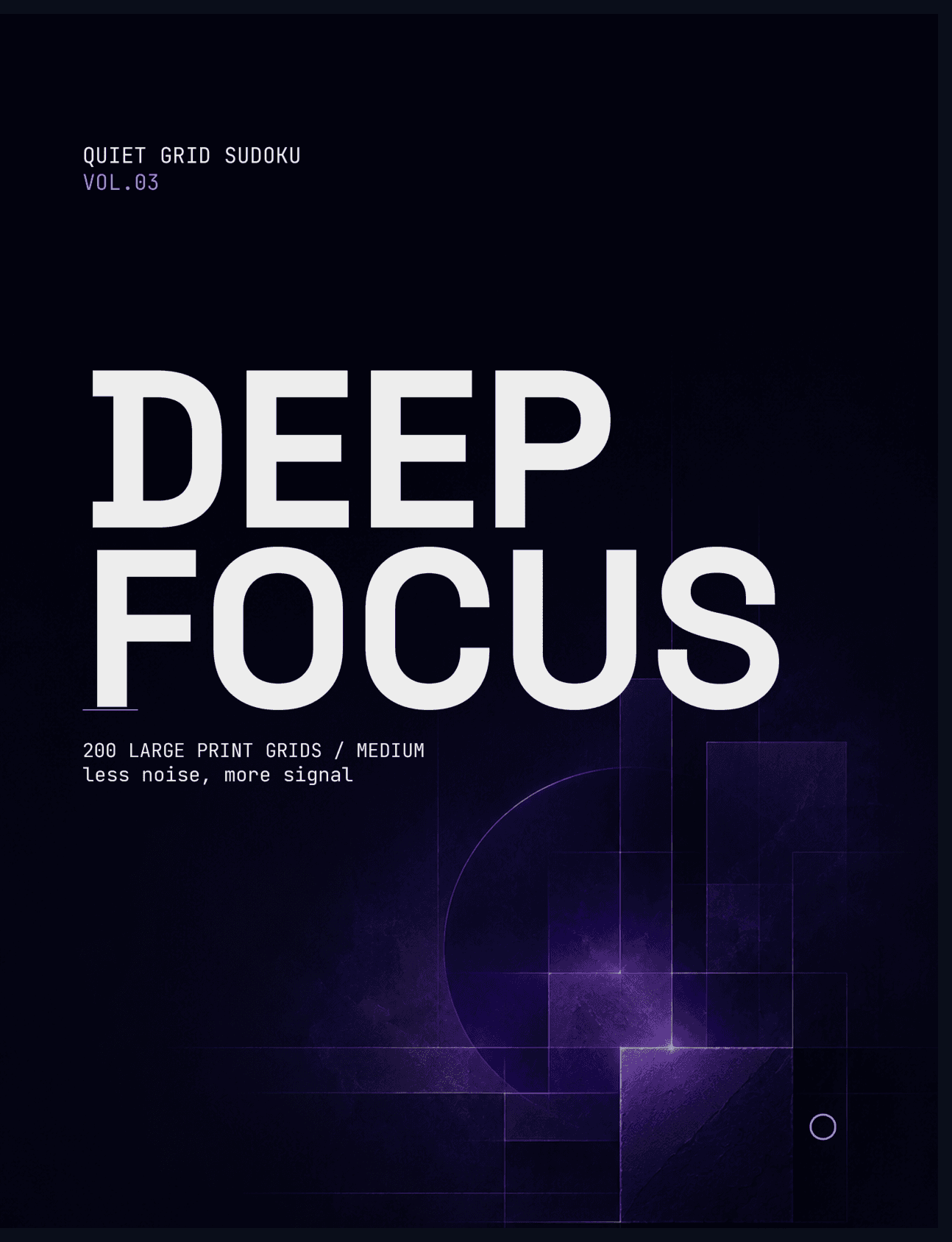 DEEP FOCUS cover