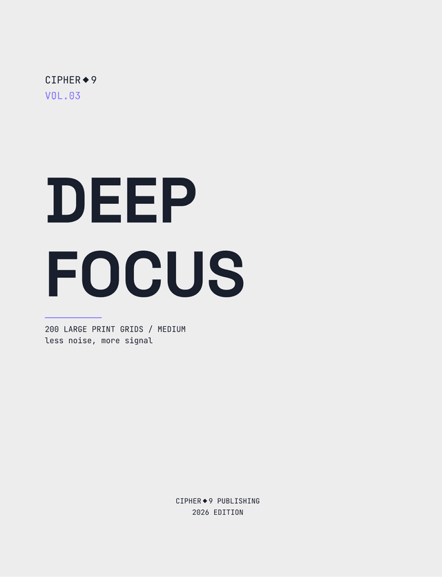 DEEP FOCUS interior page 1