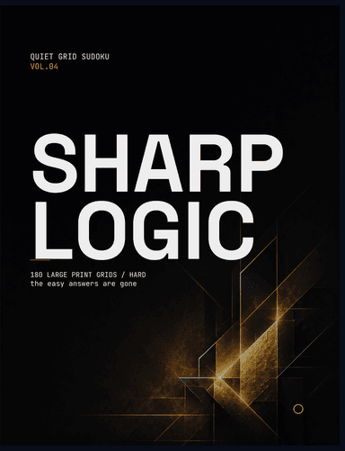 Quiet Grid Sudoku SHARP LOGIC cover