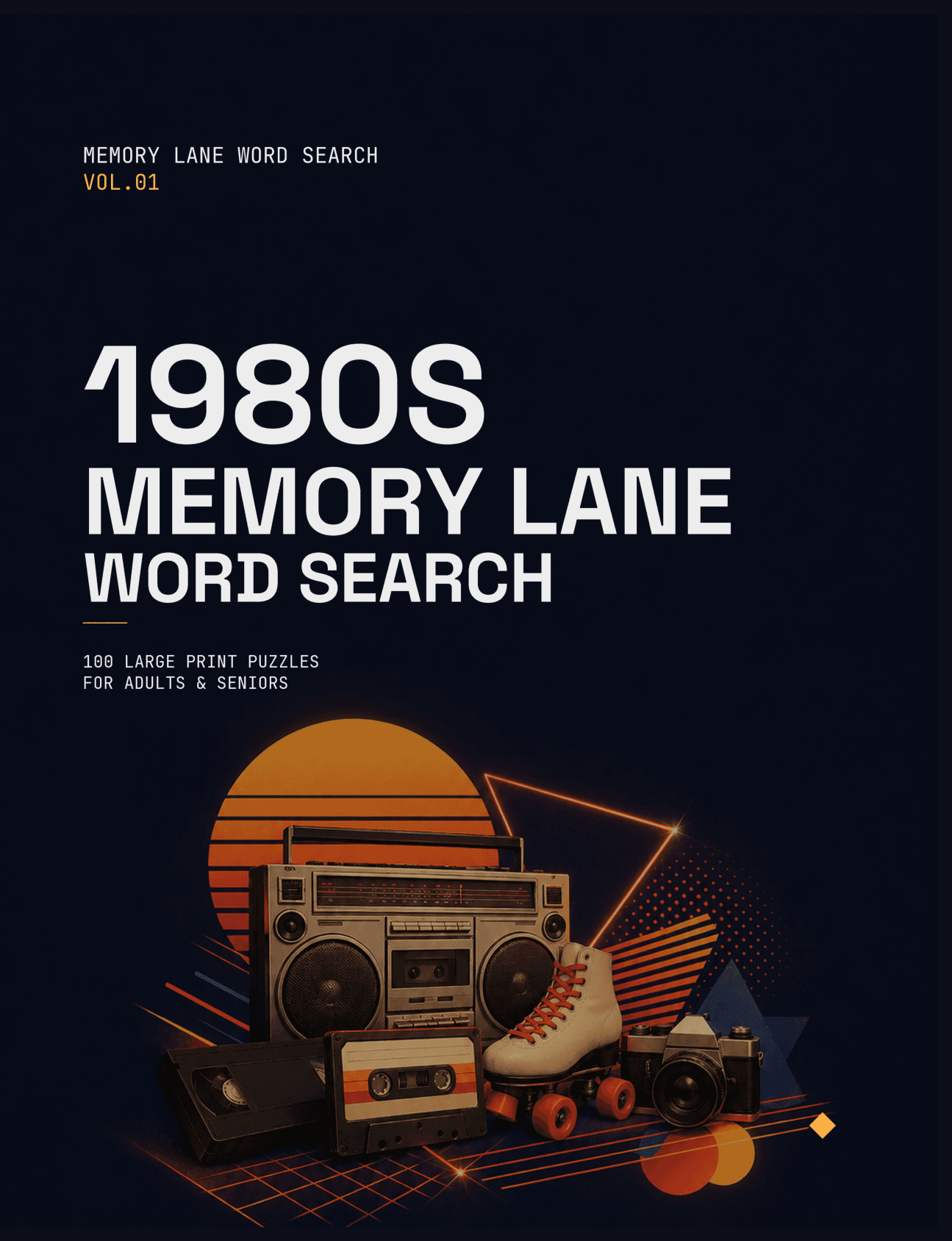 1980s Memory Lane Word Search cover